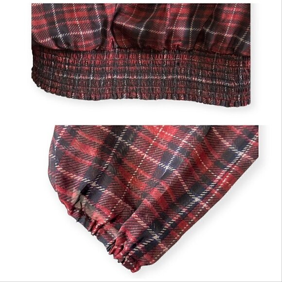 CAMI NYC  Robyn Chiffon Top in Tartan, Size M, Silk, New with tag - Picture 13 of 15